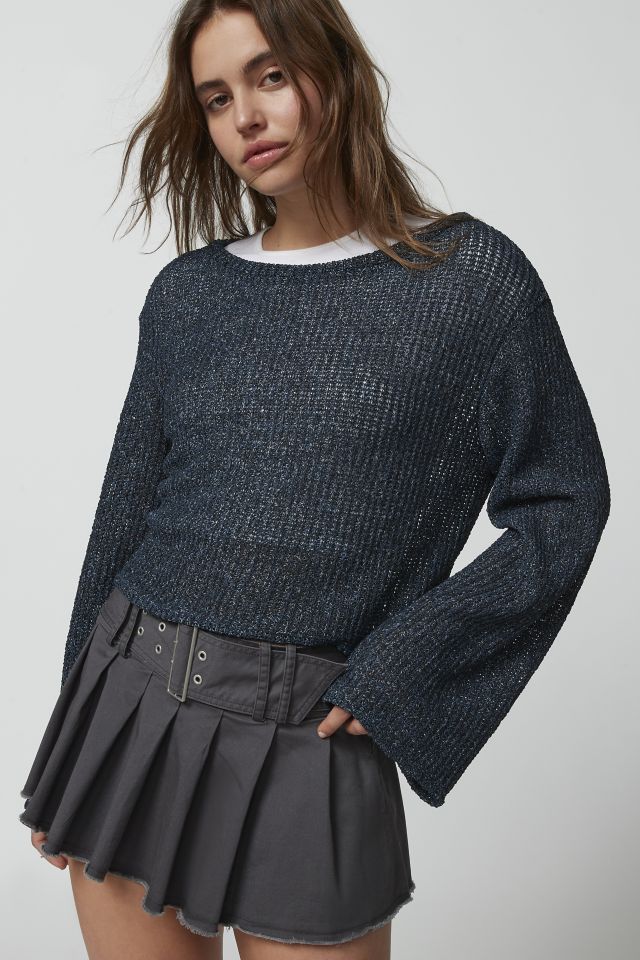 Urban Renewal Remnants Loose Knit Drippy Sweater | Urban Outfitters