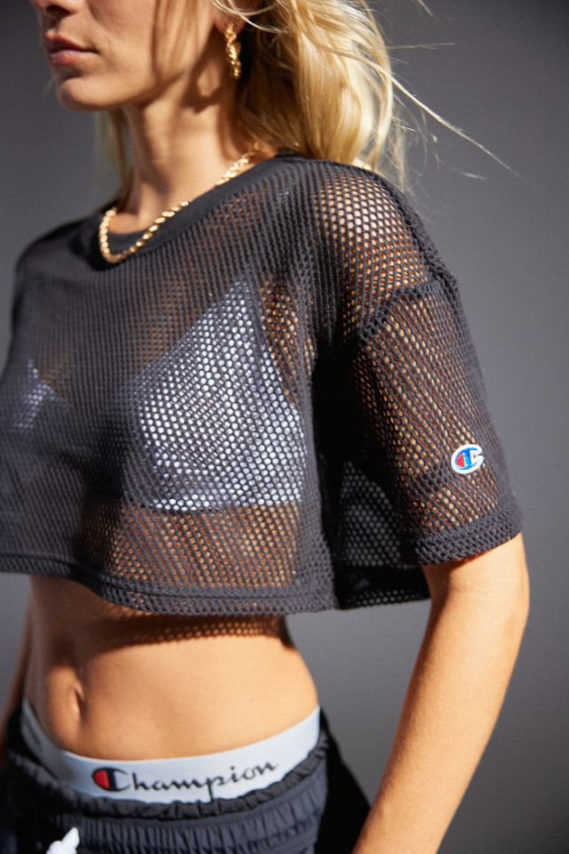 Champion UO Exclusive Mesh Cropped Tee #4