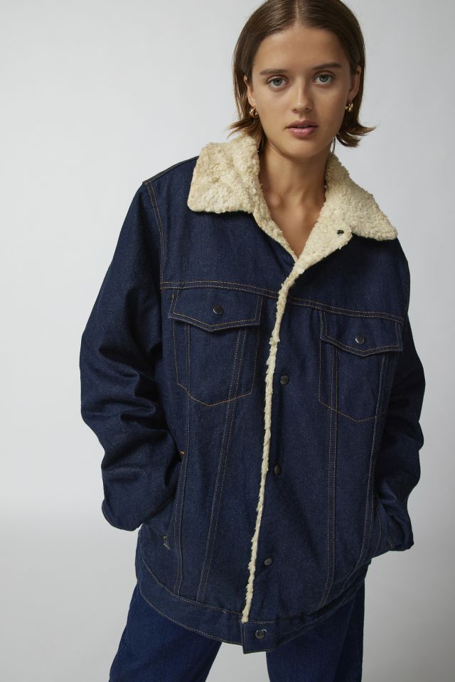 Urban Renewal Vintage Fleece Lined Denim Jacket