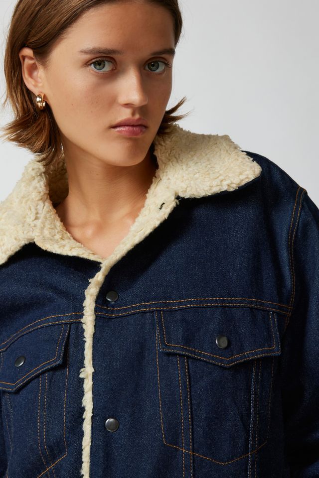Fleece Lined Denim Jacket – Urban Planet