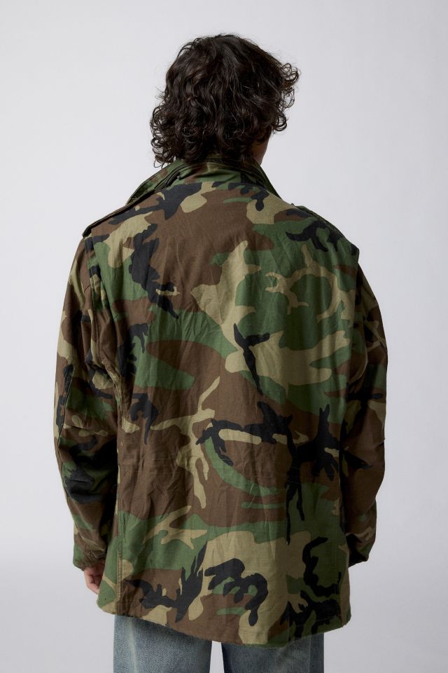 Urban Renewal Vintage Lizard Camo Shirt Jacket