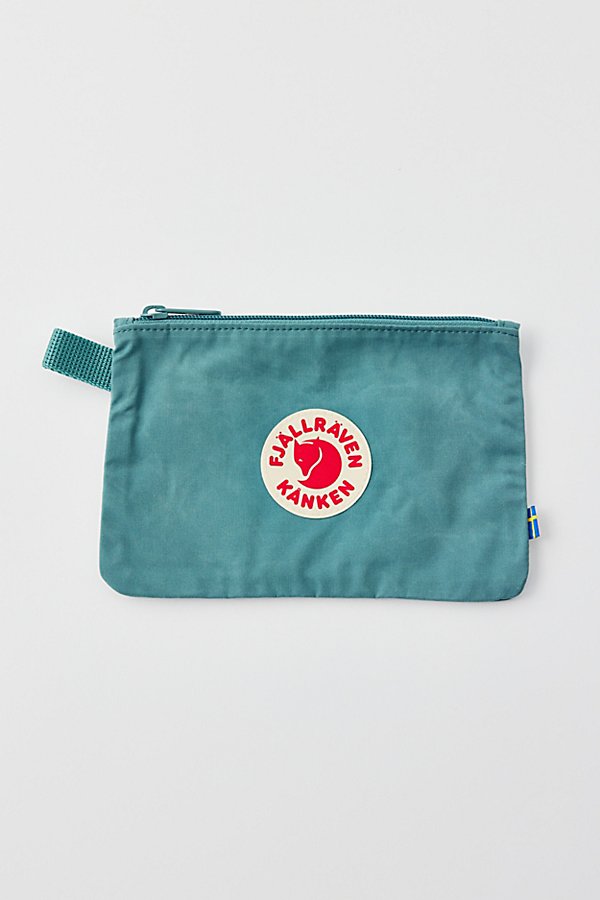Shop Fjall Raven Kanken Gear Pocket Pouch In Frost Green, Women's At Urban Outfitters