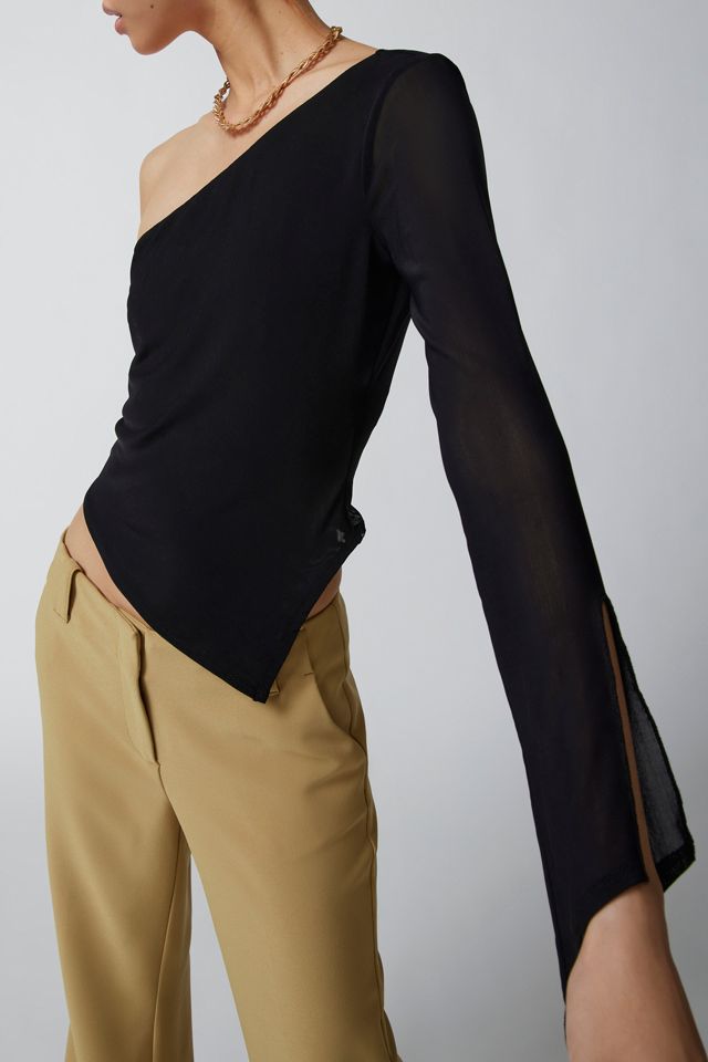 Silence + Noise Love Ya Lots One-Shoulder Top #2