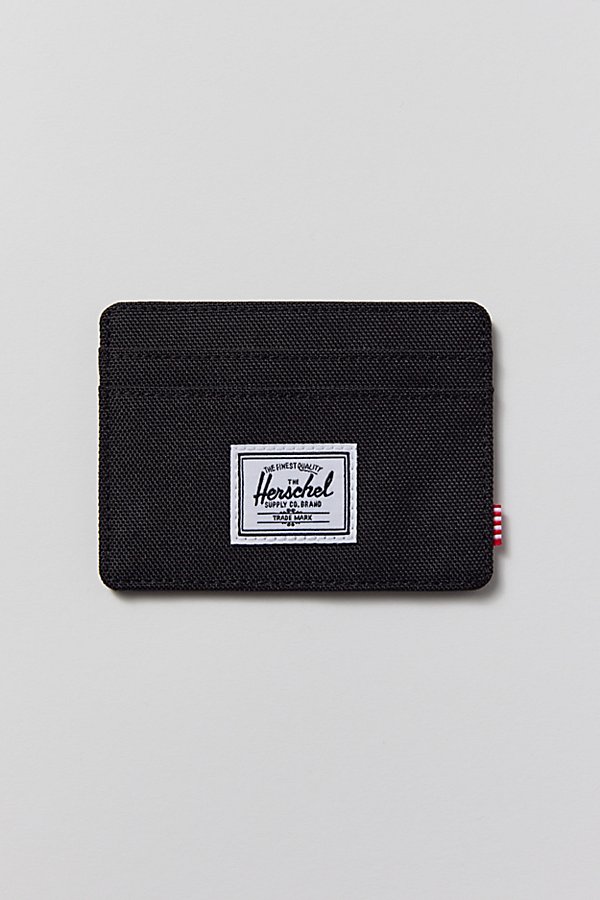 Shop Herschel Supply Co Charlie Cardholder In Black, Women's At Urban Outfitters