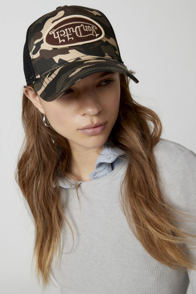 Von Dutch Camo Trucker Hat | Urban Outfitters