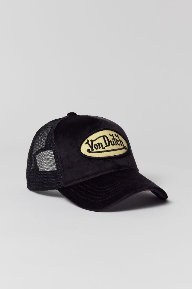 Von Dutch Velvet Trucker Hat #1