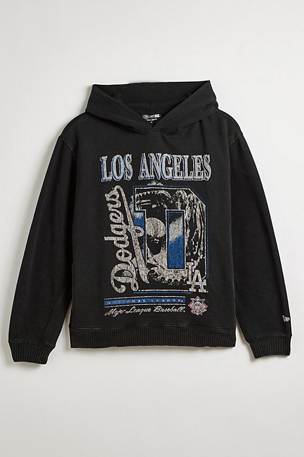 New Era Los Angeles Dodgers Sport Classics Hoodie Sweatshirt In Black, Men's At Urban Outfitters