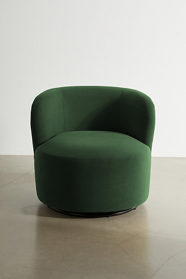 Urban Outfitters Maddie Swivel Chair In Green