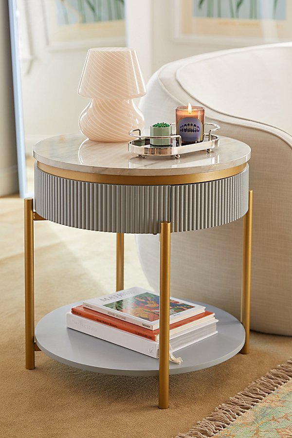 Urban Outfitters Deco Round Side Table