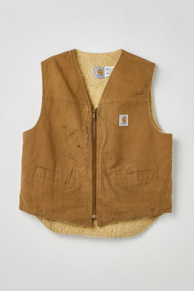 Vintage Carhartt Fleece Vest | Urban Outfitters