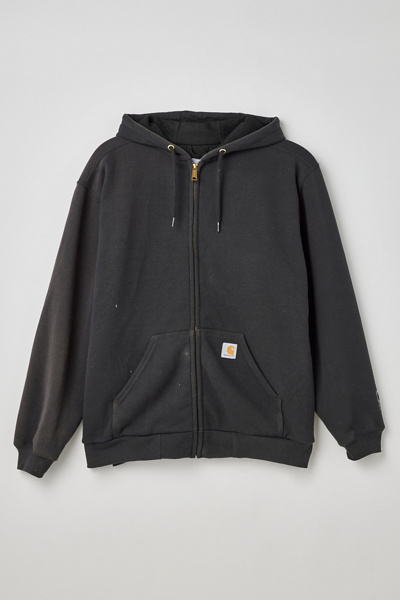 Carhartt Sweat Pullover Hoodie Men's Size L cotton black type Vintage Second Hand