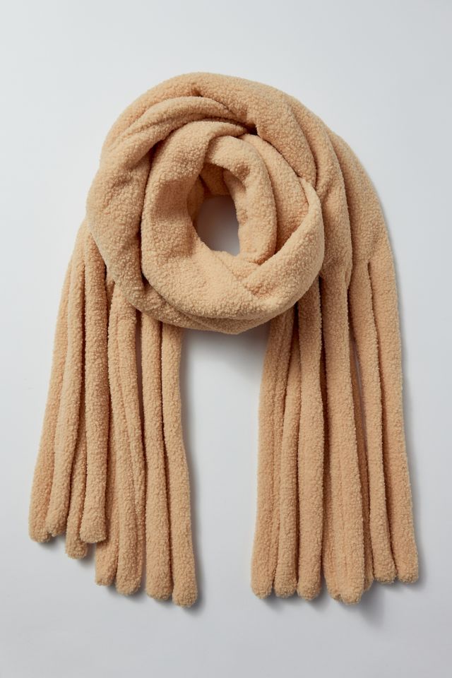 Urban Outfitters Uo Extra Chunky Extra Big Scarf in Tan, Women's at Urban Outfitters