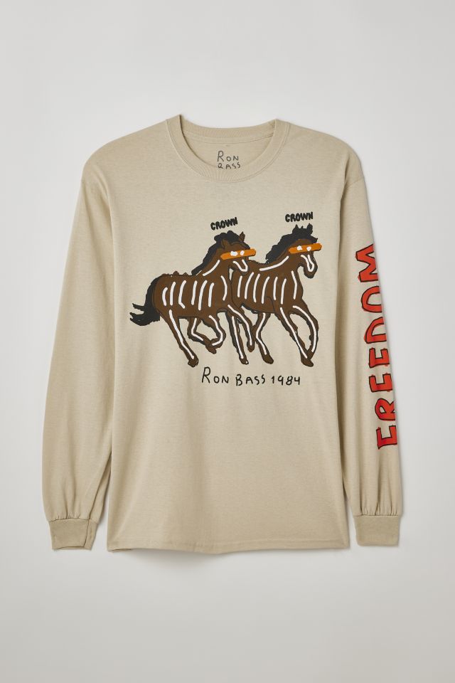 T-shirt à manches longues Horses Ron Bass #2