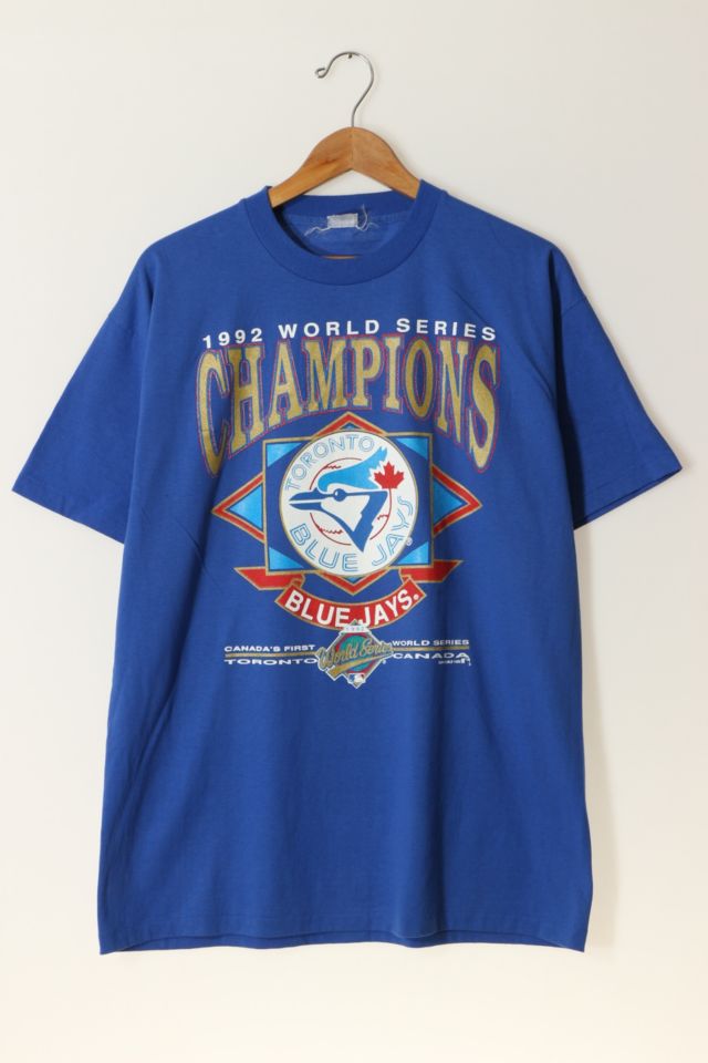 Vintage 1992 MLB Toronto Blue Jays World Series Champs AOP T Shirt