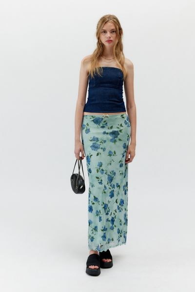 UO Camilla Mesh Maxi Skirt | Urban Outfitters