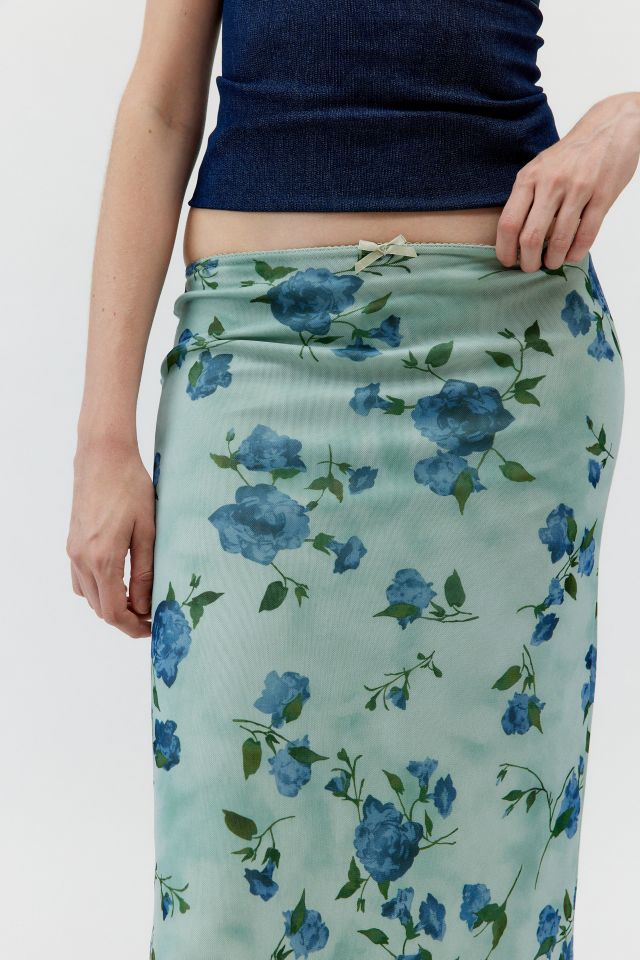 UO Camilla Mesh Maxi Skirt #1