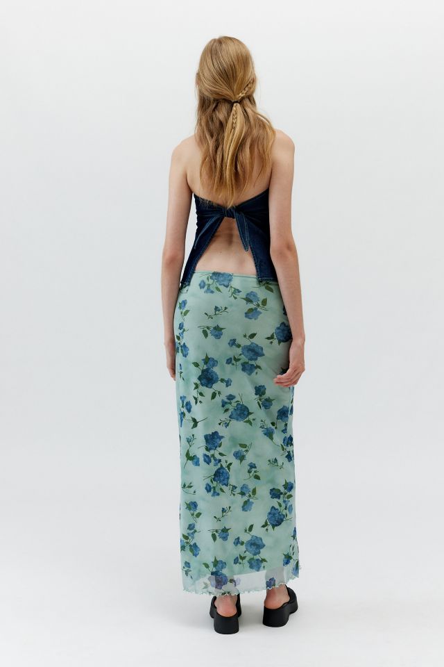 UO Camilla Mesh Maxi Skirt #2