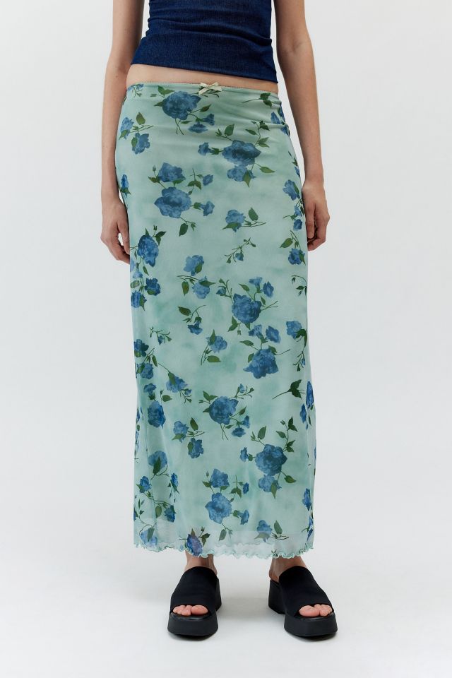 UO Camilla Mesh Maxi Skirt #3
