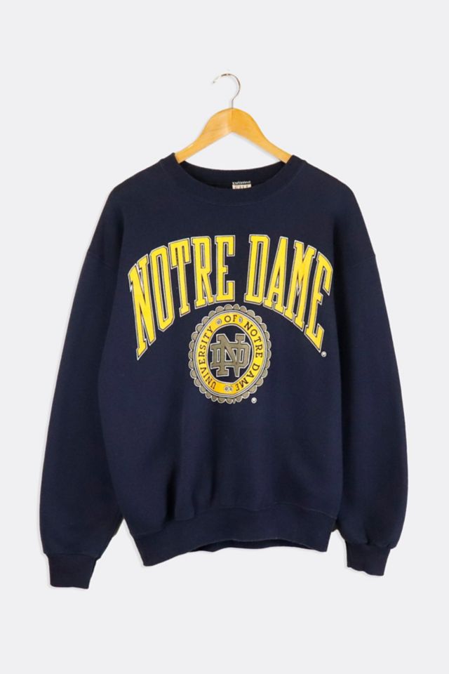 Vintage Notre Dame Crewneck Sweatshirt Urban Outfitters