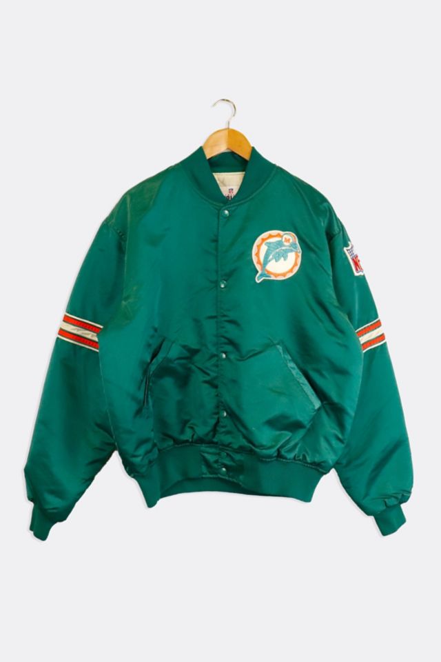 Vintage NFL Starter Miami Dolphins Authentic Pro Line Bomber Jacket