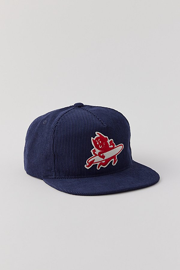 Dark Seas Booster Cord Hat In Navy, Men's At Urban Outfitters In Blue