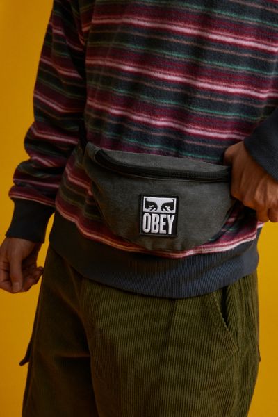 Shop Obey Waisted Ii Hip Bag In Black, Men's At Urban Outfitters