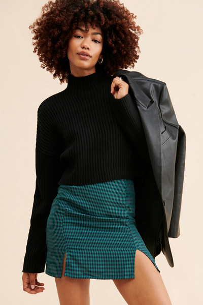 Kaya Skirt Fuchsia Purple Aop M
