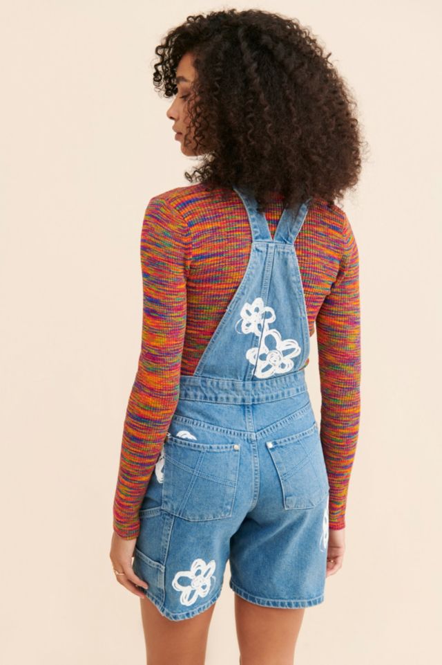The Ragged Priest Flower Print Shortalls #1