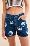 The Ragged Priest Yin-Yang Denim Shorts