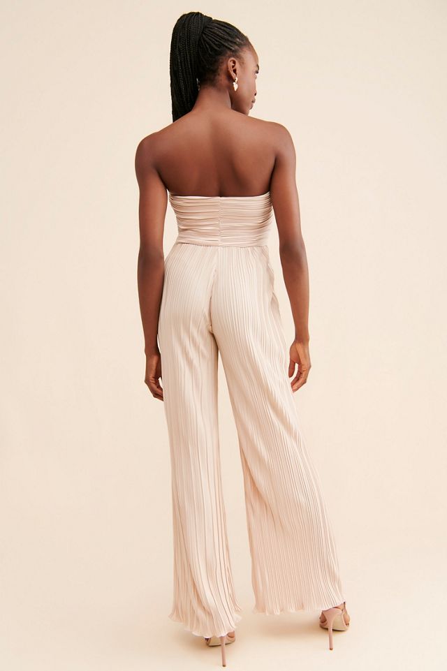 Rare London Plisse Wide Leg Jumpsuit #1