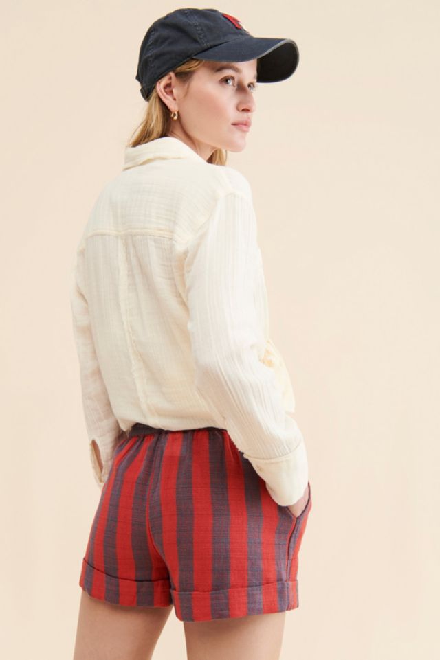 UO Mya Striped Shorts #1