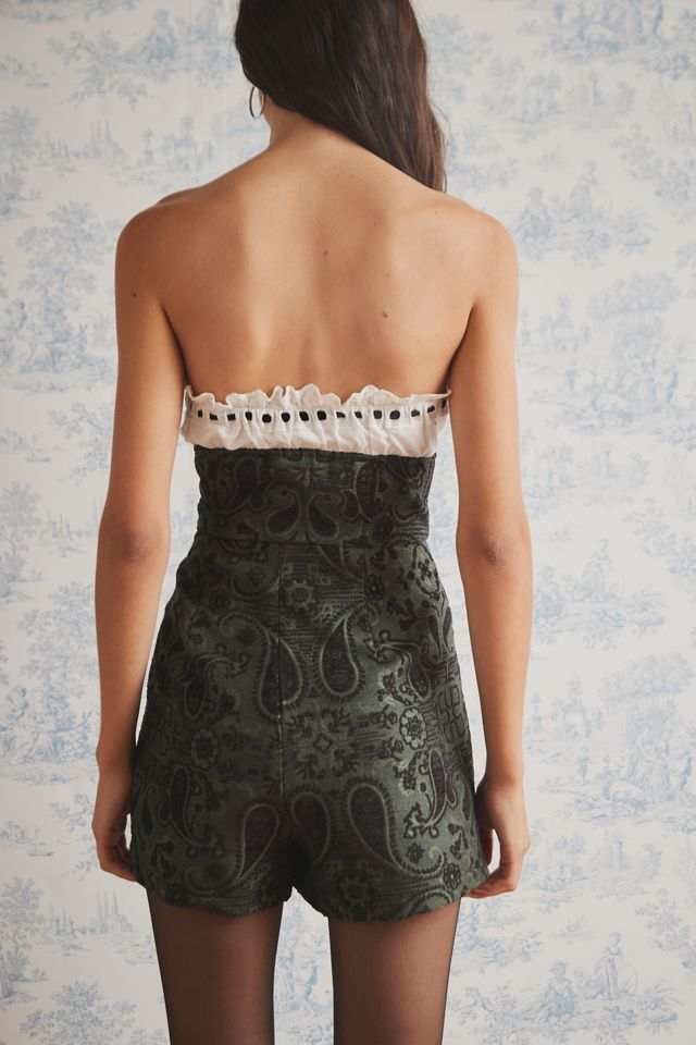 Kimchi Blue Antoinette Paisley Strapless Romper #3