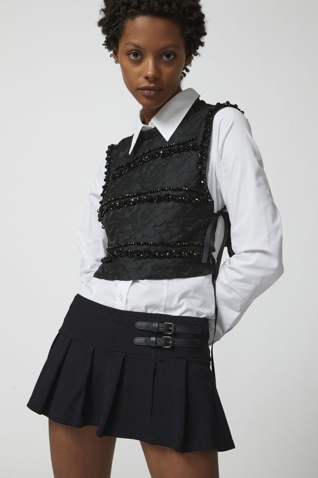 UO Pleated Kilt Micro Mini Skort Urban Outfitters