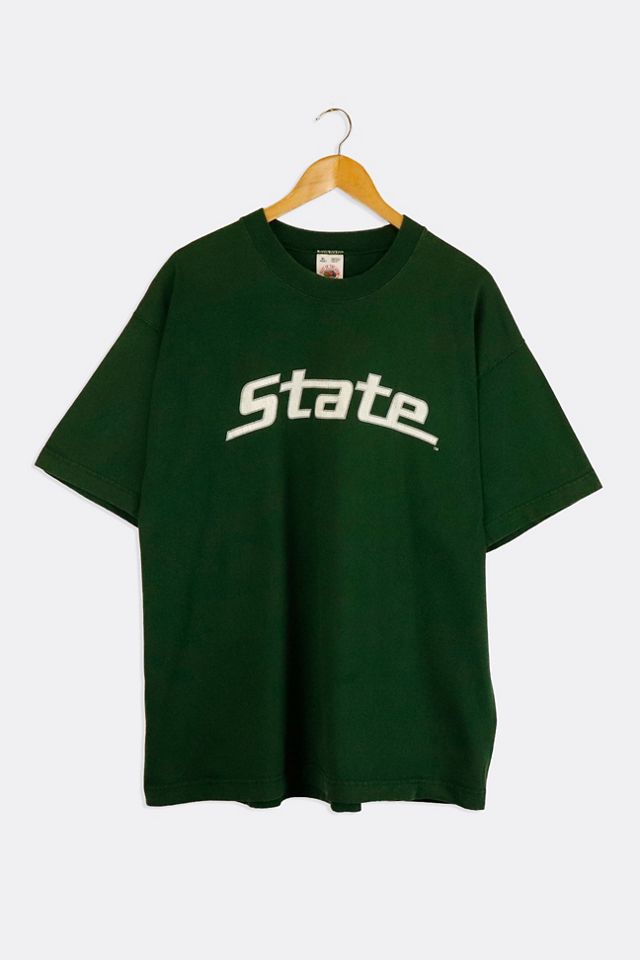 Vintage State Spell Out Graphic Plain T Shirt Urban Outfitters
