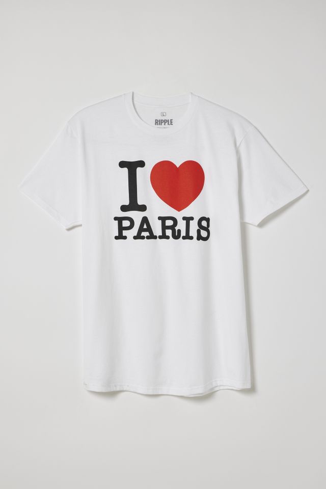 I love on sale paris t shirt