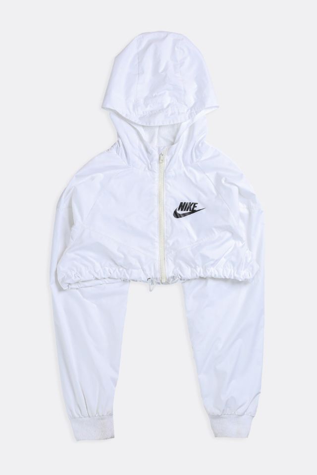 Frankie Collective Rework Nike Micro Crop Windbreaker Urban Outfitters