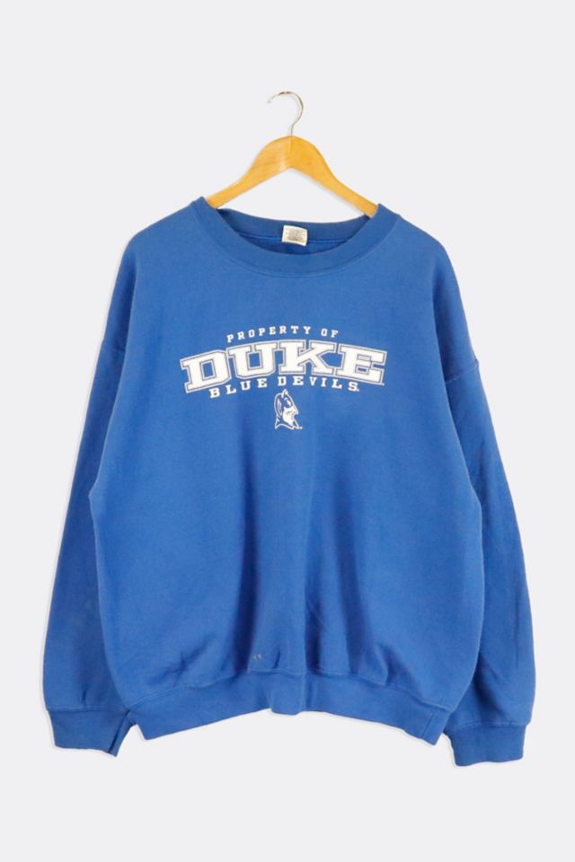 Vintage Property Of Duke University Blue Devils Sweatshirt Urban Outfitters