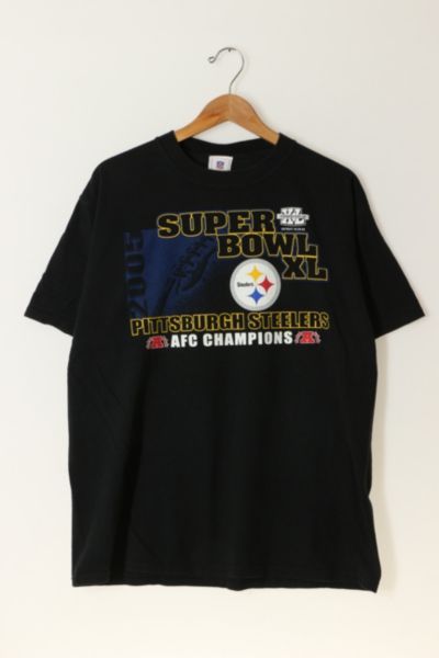 Pittsburgh Steelers Mens Size Large Super Bowl XL Champions T