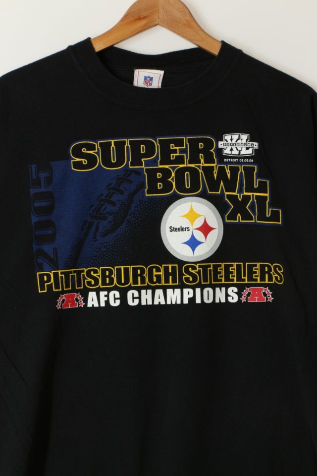 Vintage NFL 1994 AFC Champions Pittsburgh Steelers Faded T-shirt