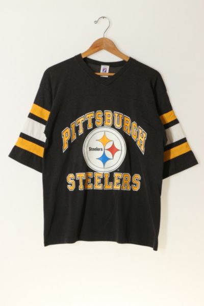 Vintage NFL Pittsburgh Steelers Jersey Replica T-shirt Made in USA