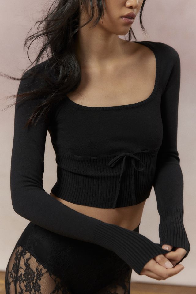 UO Edie Babydoll Sweater #2