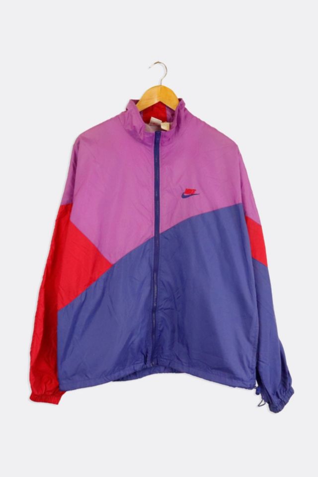 Ironisk vegne Sind Vintage Nike Color Block Windbreaker Jacket | Urban Outfitters