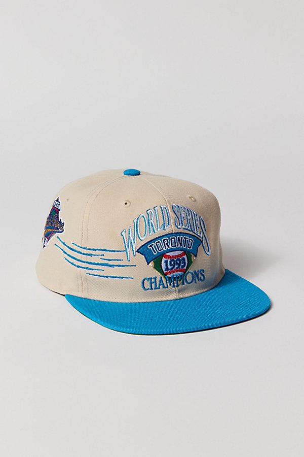 Mitchell & Ness Toronto Blue Jays Snapback Hat In Ivory, Men's At Urban Outfitters