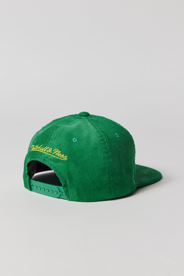 Mitchell & Ness University Of Oregon Ducks Cord Snapback Hat #1