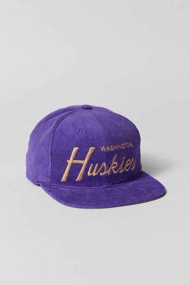 Mitchell & Ness University Of Washington Huskies Cord Snapback Hat