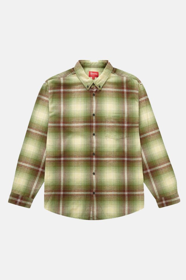 Supreme Shadow Plaid Flannel Shirt (SS23) | Urban Outfitters