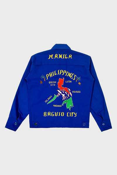 Vintage 1970's Phillipines Cropped Zip Souvenir Jacket | Urban