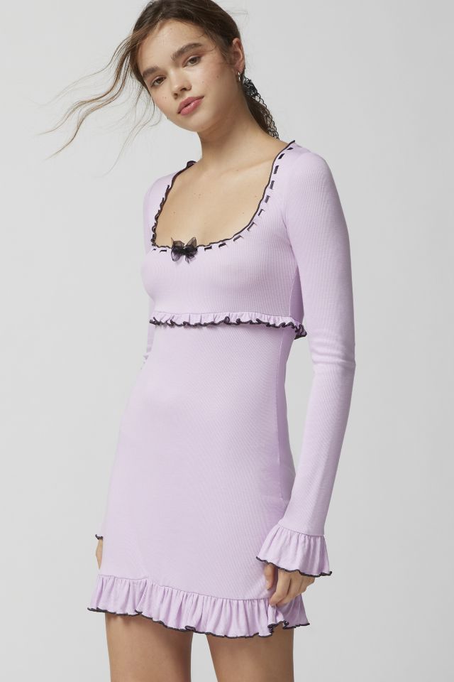 Lavender dress hotsell urban outfitters