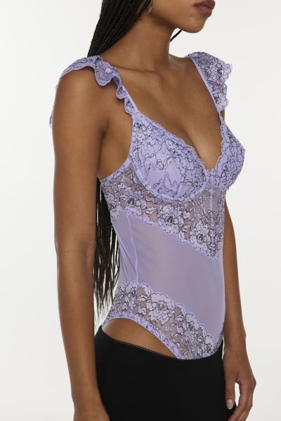 Mucci Bella Lace & Mesh Bodysuit