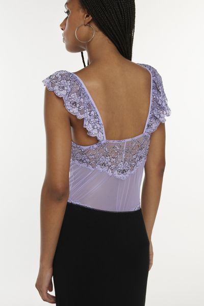 Mucci Bella Lace & Mesh Bodysuit